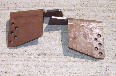 Cub Cadet Mower Deck Front Wheel Brackets