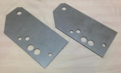 Haban 54" Blade Rear Brackets