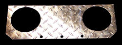 Quietline Headlight Bezel - Brite Tread Aluminum