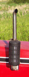 Stainless Steel Exhaust Tip Flat Cut